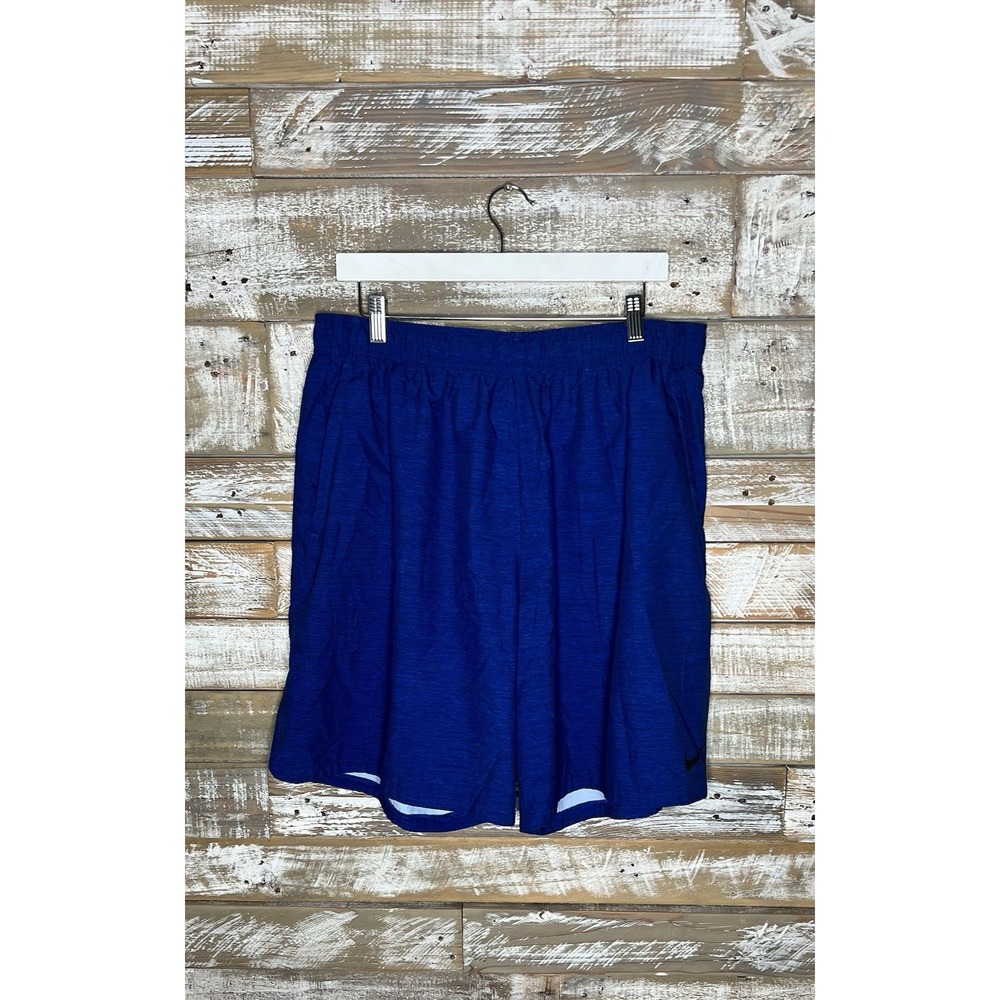 Nike Mens Shorts‎ Striped Heather Blue XXL